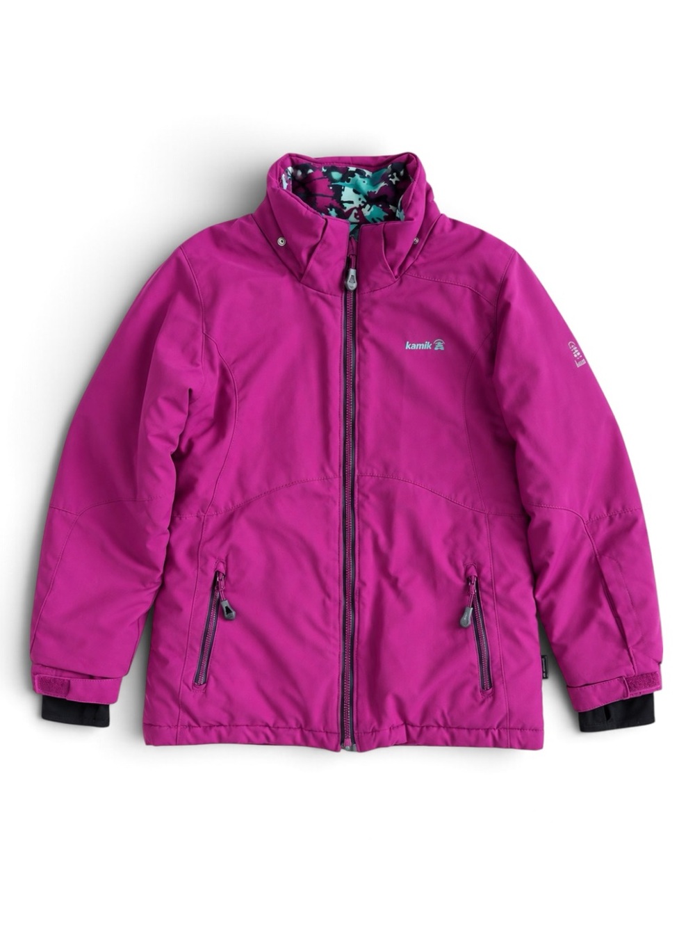 Kamik Waterproof Ski Jacket Insulated Warm Winter Coat Pink Girls Size 12